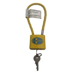 Mossberg Yellow Firearm Cable Lock with 2 Keys R10SC3 2997 Security Safety Lock